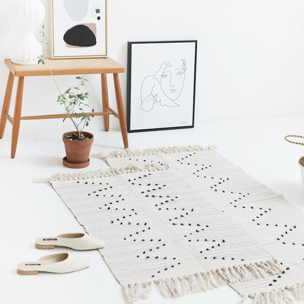 Modern Cotton Thread Rug
