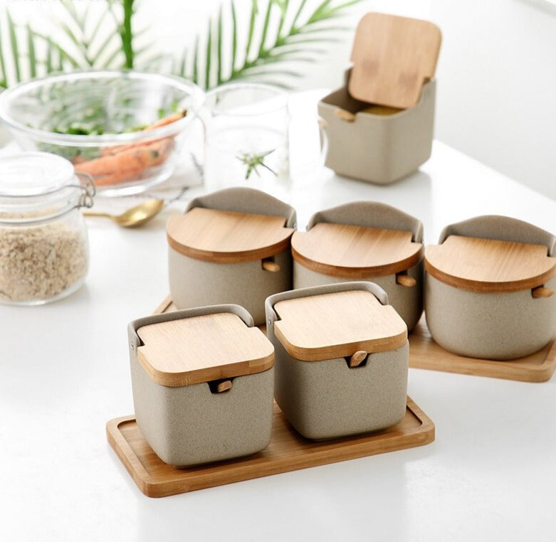 Ceramic Condiment Jars and Pots – Savvy Chic Containers