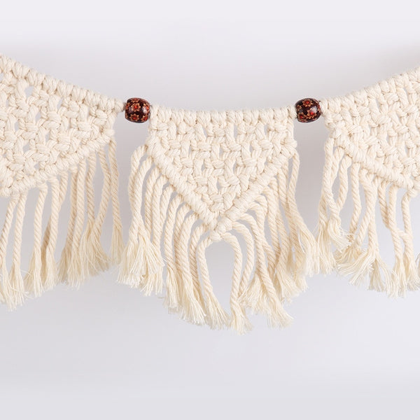 Fringed Woven Banner Tapestry