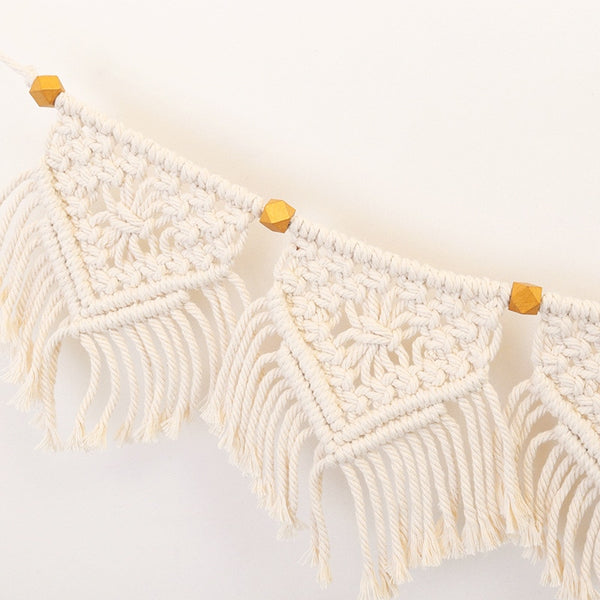 Fringed Woven Banner Tapestry